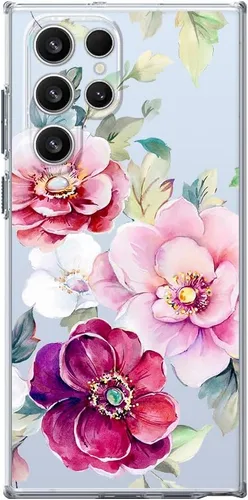 Vista 18 de Blingy's Funda para Samsung Galaxy S24 Ultra, para mujeres y niñas, diseño de abejas divertidas de moda, lindo estilo de animal, transparente