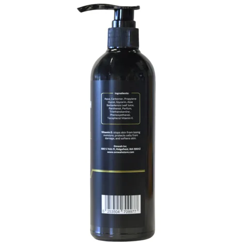 Vista 5 de OMWAH Gel de afeitar Barber Gel de afeitado recto (16.9 oz)