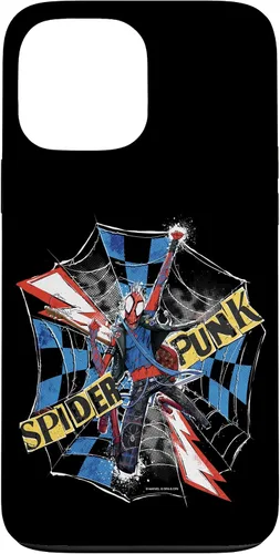 Vista 24 de Marvel Spider-Man: Across The Spider-Verse - Carcasa para iPhone 17, diseño de Spider-Punk