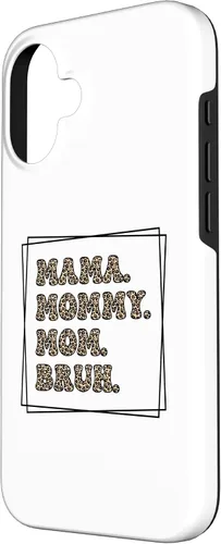Vista 2 de Mama Mommy Mom Bruh Groovy Mommy Funny Mom Mothers Day Case for iPhone 16