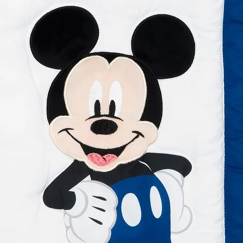 Vista 8 de Lambs & Ivy Disney Baby Forever Mickey Mouse - Juego de ropa de cama para cuna (3 piezas), color azul