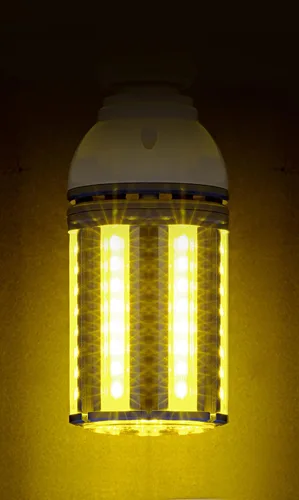 Vista 2 de Satco S9678 Hi-Pro - Bombilla LED de repuesto para mazorca de maíz, ámbar, 18 vatios