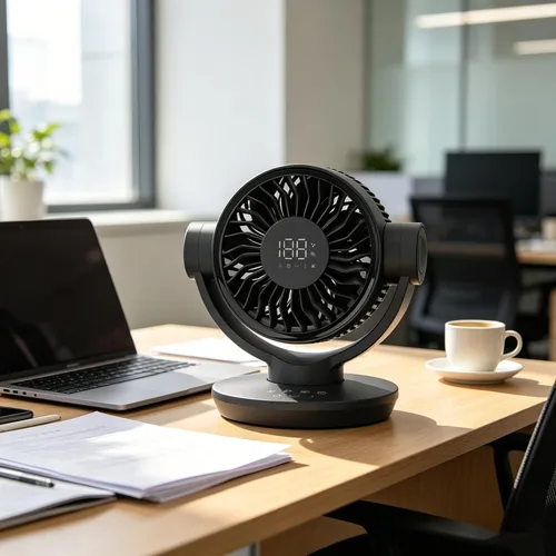 Vista 3 de QLKUNLA Air Circulator Desk Fan with Remote