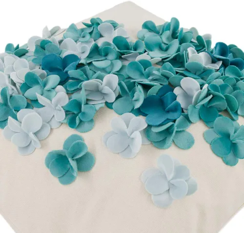 Vista 3 de JWH Fundas de almohada hechas a mano con flores en 3D, fundas de almohada decorativas estéticas y decorativas para sofá, sala de estar, cama, silla