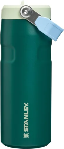 Vista 47 de STANLEY - Botella de agua IceFlow Flip Straw 2.0 con pajilla abatible, abertura más grande, acero inoxidable aislado, sin bisfenol A, 16 onzas
