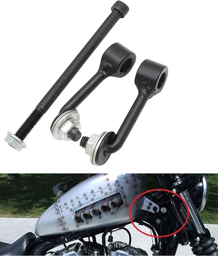Vista 2 de Kit elevador de tanque de gasolina de motocicleta de 2 pulgadas, kit de elevación de tanque de combustible de 2 pulgadas para Harley Sportster