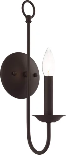 Vista 13 de Livex Lighting 42681-01 - Aplique de pared de latón antiguo (1 luz)
