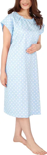 Vista 11 de Utopia Care Bata de hospital para mujer, suave, cómoda y elegante bata de paciente