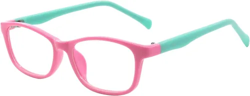 Vista 7 de Gafas de sol para niños, antiazules, rectangulares, antigolpes, con luz azul, UV400, antirreflejos, Negro