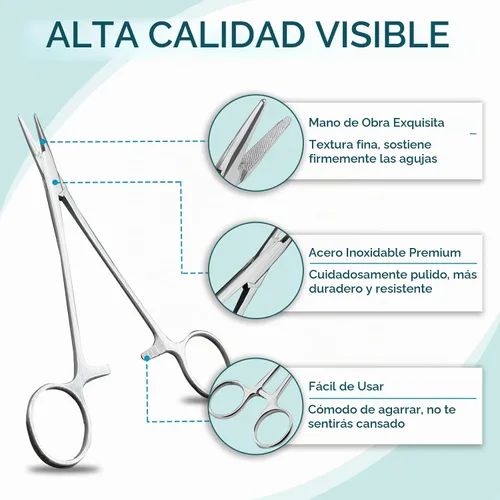 Vista 3 de Kit de práctica de sutura para estudiantes de medicina solo uso educativo