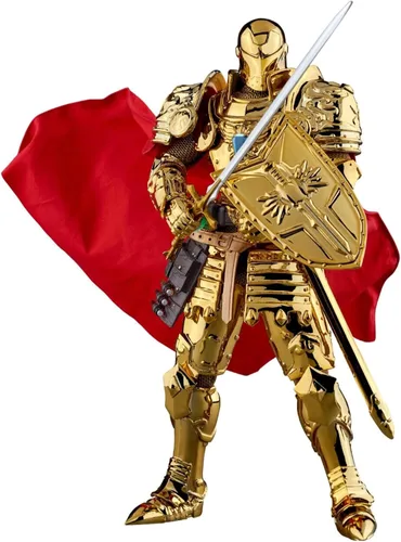 Vista 3 de Marvel: Medieval Knight Iron Man DAH-046SP Golden PX Figura de acción