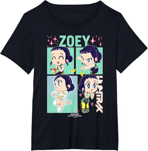 Vista 34 de Kpop Demon Hunters Zoey Camiseta Oficialmente Autorizada