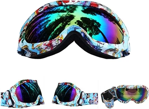 Vista 8 de Gafas de esquí para niños, gafas de snowboard para niños de 3 a 12 años