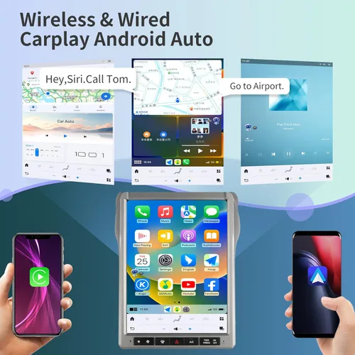 Vista 4 de Qualcomm - Radio de coche para Ford F250 F350 F450 2013 2014 2015 2016 SYNC2 estéreo Android 13 reemplazo Carplay Android actualización automática