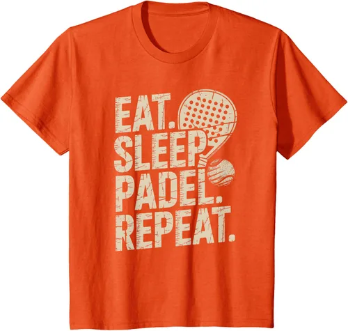 Vista 72 de Camiseta Eat Sleep Padel Repeat Padel Jugador de Tenis