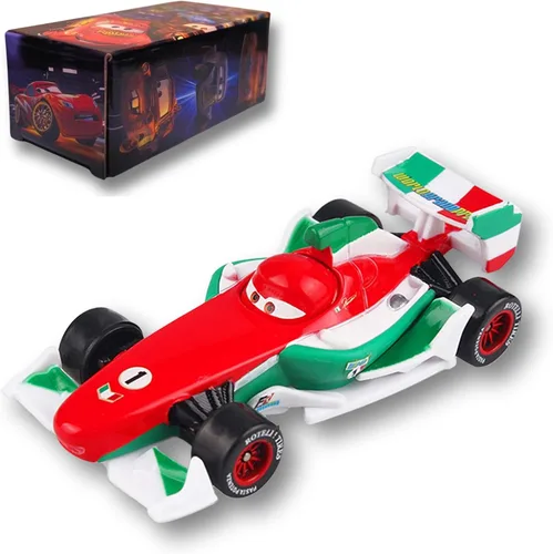 Vista 9 de Coches de juguete de carreras de fundición a presión, material de aleación de seguridad para niños, caja de color de belleza para tu hijo, regalos