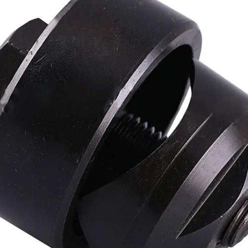 Vista 3 de Perforadora de chapa metálica de 0.748 in/0.75 pulgadas, cortador de agujero hexagonal de metal para fregadero, acero inoxidable, placa de acero, 1