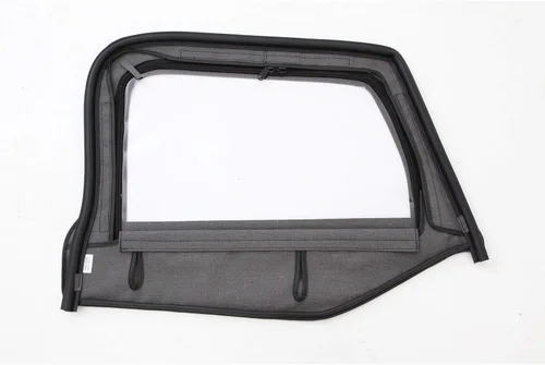 Vista 2 de Smittybilt Piel de repuesto para puerta superior con marco, diamante negro - 79435