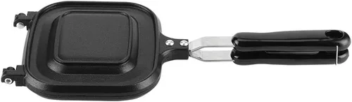 Vista 4 de Oumefar Sartén cuadrada de doble cara para panqueques, sartén antiadherente para hacer sándwiches, sartén multifunción para hornear, tostadora