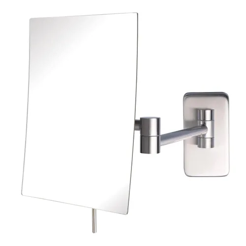 Vista 9 de JERDON Espejo de maquillaje de montaje en pared con aumento 5X - Espejo rectangular de 8.75 x 6.5 pulgadas que se extiende 14 pulgadas - Acabado