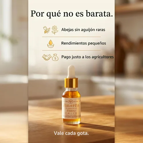 Vista 7 de Miel Melipona Miel de Abeja Sin Aguijón (10 ML)
