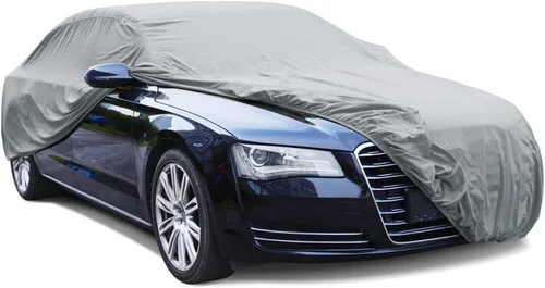 Vista 2 de BDK Funda universal de alta calidad para automóvil, protección para todo tipo de clima para autos, camiones y SUV, resistente a los rayos UV