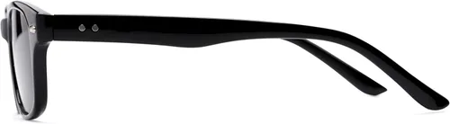 Vista 3 de Readers Gafas de sol de lectura: Las gafas de sol de lectura de Key West, estilo cuadrado de acetato para hombres y mujeres negro (Black with Smoke)