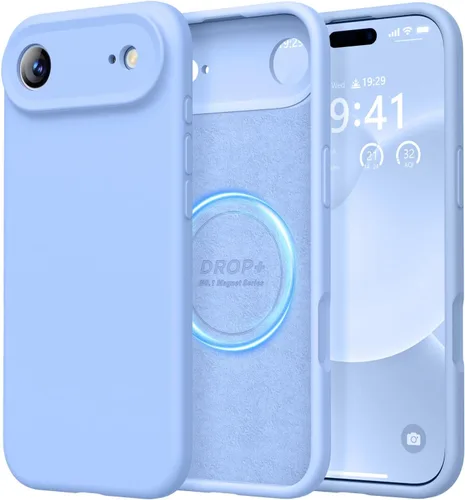 Vista 264 de LOVE 3000 Diseñada para Funda iPhone Air, Silicona Premium [Compatible con Magsafe][Forro de Microfibra Suave Anti-Rayones] Funda Protectora