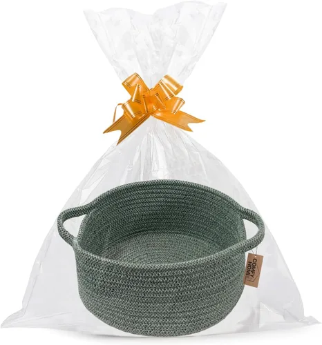 Vista 18 de COMFY-HOMI - Cesta de lavandería XXL grande con asas, cesta de manta, cesta decorativa de cuerda de algodón para la sala de estar, cesta