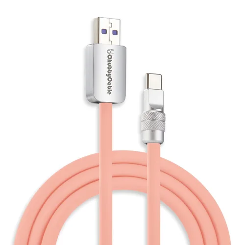 Vista 33 de chubbycable Chubby 2.0 USB C 240W Cable de carga rápida de silicona suave y duradero, cable de carga extra grueso compatible con iPhone 17-15 Series