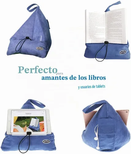 Vista 3 de The Book Seat - Púrpura Aubergine - La forma más cómoda de leer, ¡con las manos libres!