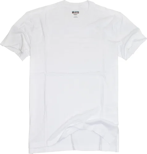 Vista 3 de Hollister HOM-R - Camiseta estampada de 100% algodón con cuello redondo y ajuste holgado para hombre (paquete de 3)