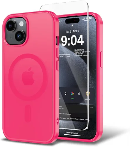 Vista 77 de Funda para iPhone 11 con protector de pantalla, compatible con MagSafe, ultra delgada, translúcida, mate, a prueba de golpes, color negro