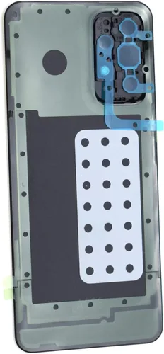 Vista 2 de Reemplazo de la cubierta trasera de plástico negro para Samsung Galaxy A23 5G SM-A236U SM-A236B Marco de la cámara trasera y cubierta de vidrio