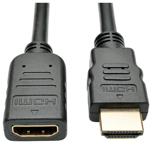Vista 4 de Tripp Lite Cable HDMI de alta velocidad con Ethernet y video digital con audio, UHD 4K x 2K (M/M), 1 pie (P569-001), negro
