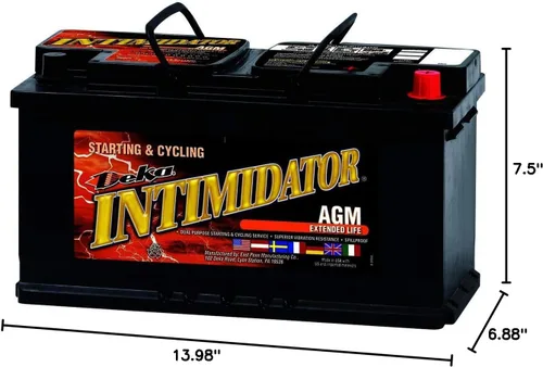 Vista 2 de Deka 9A49 AGM Batería Intimidator