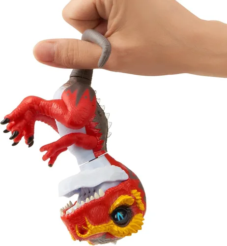 Vista 4 de WowWee - Dinosaurio coleccionable interactivo sin alterar T-Rex de Fingerlings