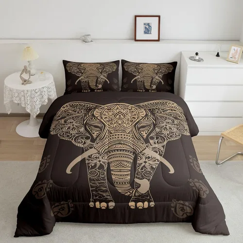 Vista 24 de Feelyou Juego de ropa de cama con lazos bonitos y cerezos, tamaño individual, para niños, juego de edredón con lazos de acuarela para niños, niñas