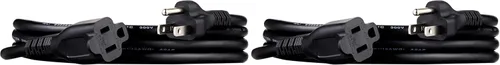Vista 33 de Amazon Basics - Cable de extensión de 3 pies, extensor de toma de 3 clavijas, cable de extensión para interiores, 13 amperios, 125V, color negro