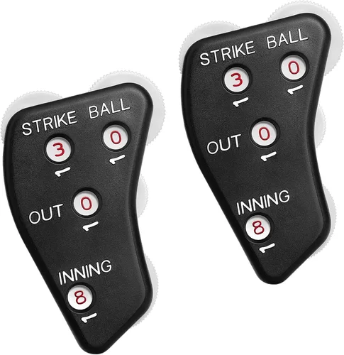Vista 10 de Watayo Clicker de árbitro de béisbol de rueda, engranaje indicador de árbitro, práctico clicker de contador de béisbol para salidas de grabación