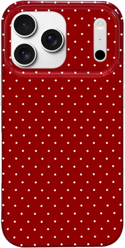 Vista 142 de Hython Funda para iPhone Air, diseño estético de lunares lindos, funda simple de 6.5 pulgadas, delgada, antiarañazos, parachoques de TPU suave, a