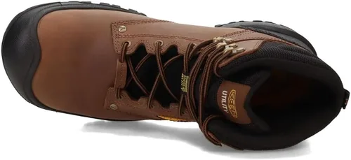 Vista 6 de KEEN Utility Botas de trabajo Independence de 6 pulgadas con punta compuesta impermeable para hombre Negro (Dark Earth/Black)