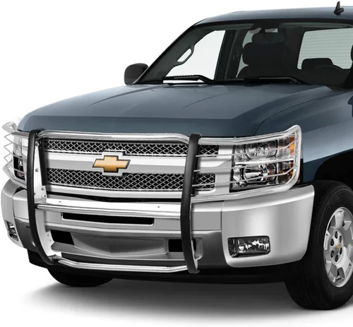Vista 6 de DNA MOTORING GRILL-G-074-SS Protector de Parrilla de Parachoques Delantero de Acero Inoxidable Compatible con Silverado 1500 07-13