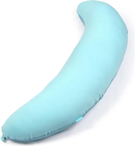 Vista 14 de BYRIVER Almohada de embarazo en forma de C con funda, almohada de rodilla para dormir de lado, rodillas, piernas, dolor de cadera, almohada