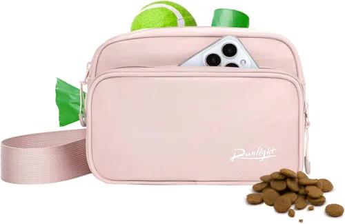 Vista 9 de Bolsa de adiestramiento para perros Runlight, bolsa de cintura para perros, bolsa para caminar con bolsas para desechos, bolsa para golosinas