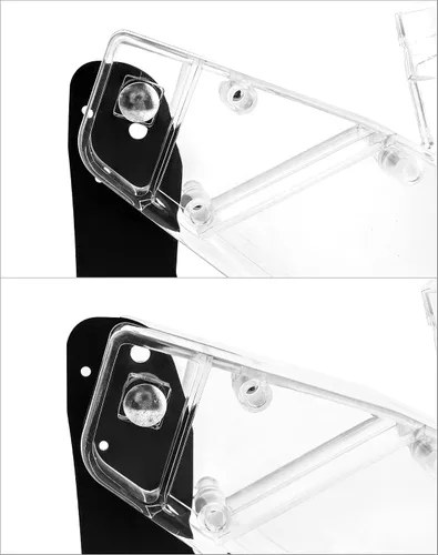 Vista 7 de QWORK Cubierta protectora para sierra de mesa, carcasa de seguridad para carpintería antipolvo para sierras de mesa de 7 a 12 pulgadas