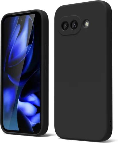 Vista 124 de oakxco para Google Pixel 6A Funda de teléfono de silicona líquida, diseño estético lindo y delgado para mujer y niña, cubierta de gel suave, lisa