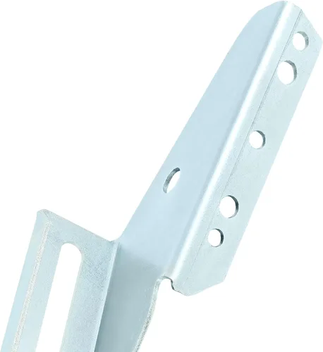 Vista 8 de KUAFU 2 piezas de soporte de ala de remolque de ajuste universal para litera, soporte de ala de pontón, soporte de ala en V, acero plateado