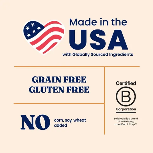 Vista 5 de Solid Gold NutrientBoost™ - Complementos para Comida de Gatos con Alto Contenido de Proteínas y Aderezo para Comidas & Golosinas Crujientes