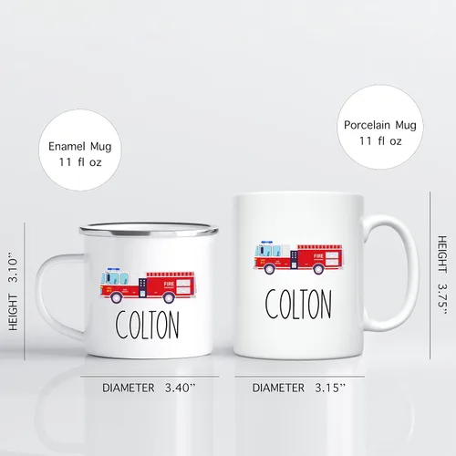 Vista 3 de Taza personalizada para niños y niños Taza personalizada de chocolate caliente, cacao, café y té Nombre personalizado regalo de cumpleaños